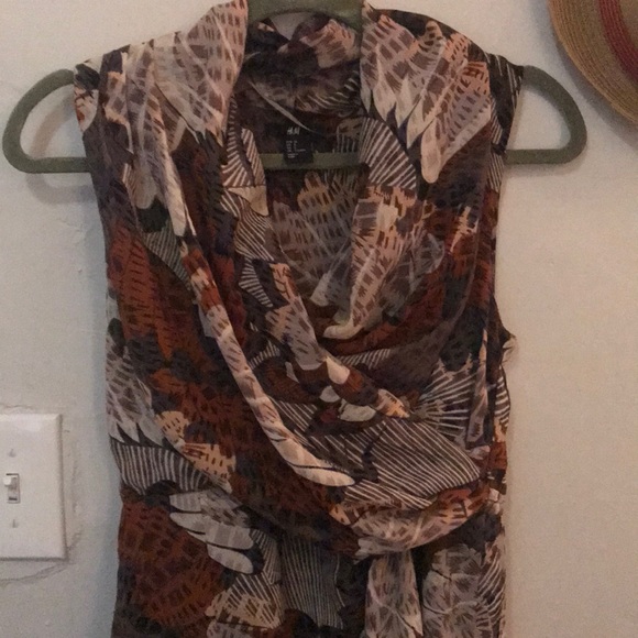 Floral Fall Pattern H&M Cocktail | Party Dress - Picture 5 of 6